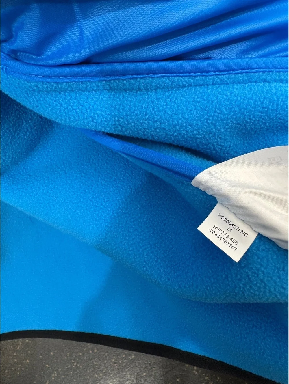 (New) Nike Jordan Blue Sherpa Fleece Jacket with Zip Pocket